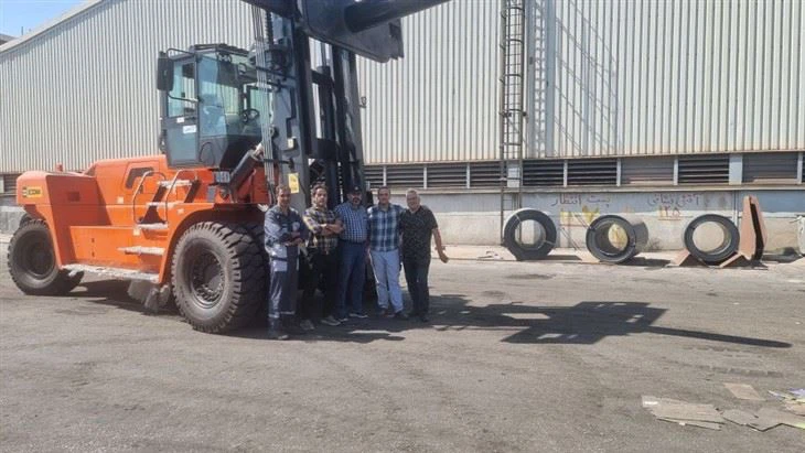 30T 30 Ton Forklift Heavy Duty Forklift Steel Coil Handling