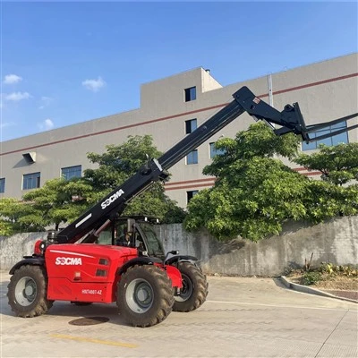4 tuny 7 metrový hydraulický pohon mechanický mini malý teleskopický nakladač vysokozdvižný vozík cena